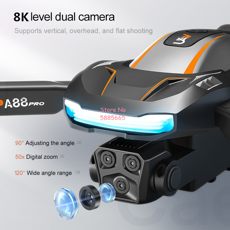 8K Aerial Photography Optical  - огляд і ціна Rc Helicopter Case