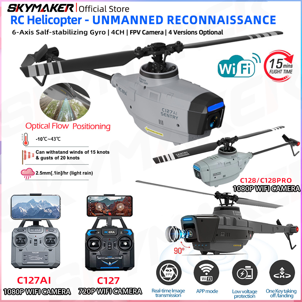 RC ERA C127AI C127 C128 2.4G 4 - огляд і ціна Rc Helicopter Gyro