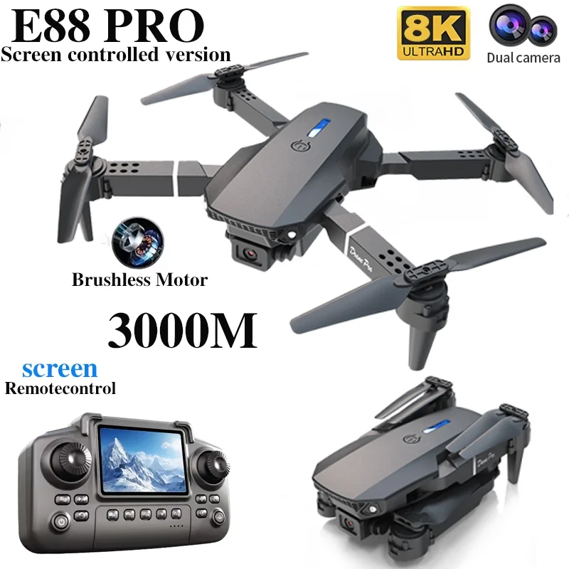Professional E88 PRO Drone wit - огляд і ціна Rc Helicopter Case