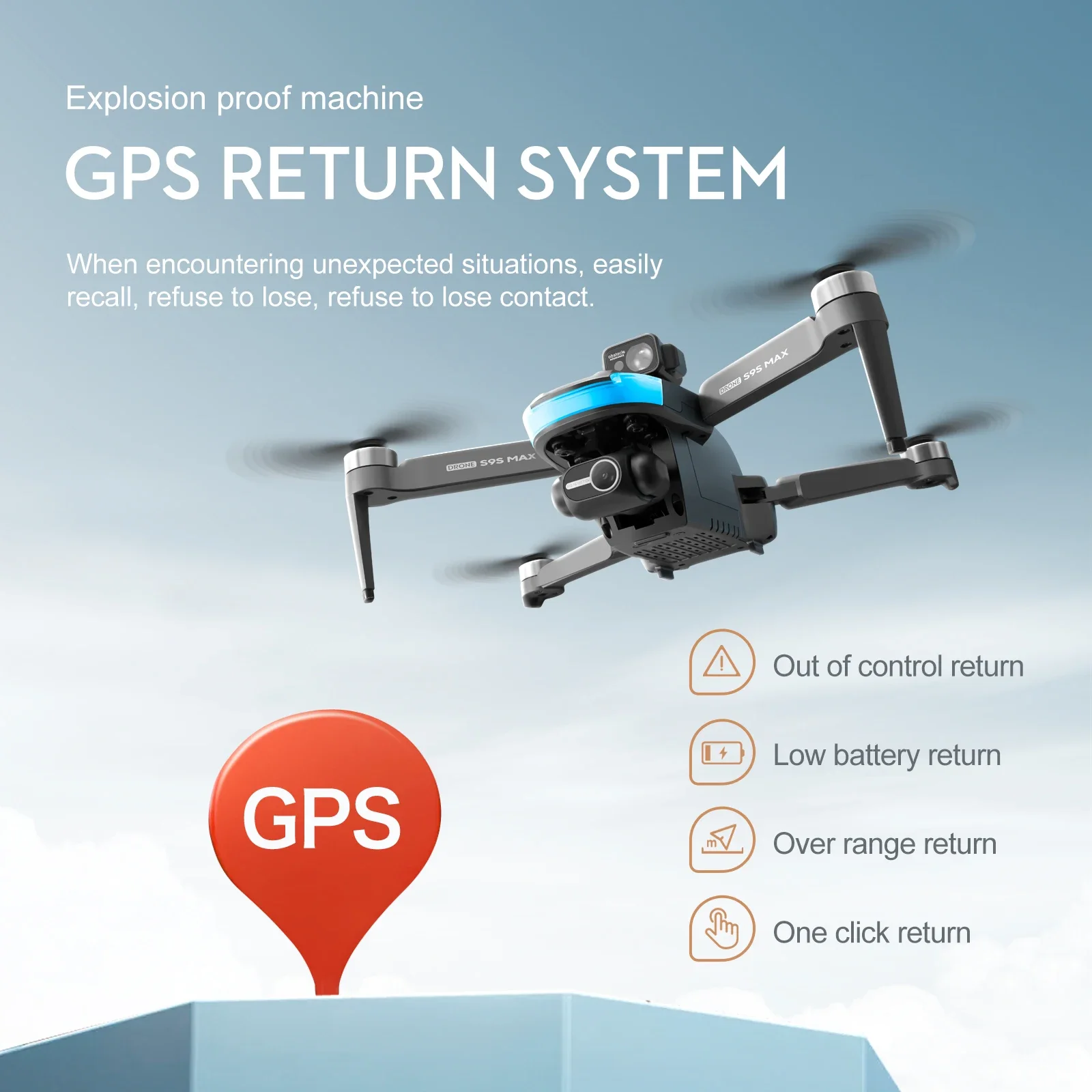 NEW S9S MAX MINI Drone 4K 2-Ax - огляд і ціна Rc Helicopter Case