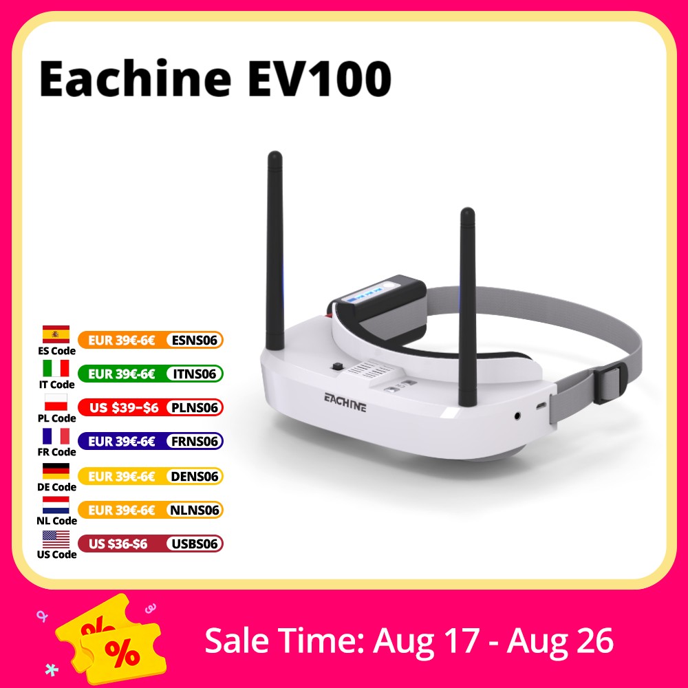 Eachine EV100 720*540 5.8G 72C - огляд і ціна Rc Helicopter Case