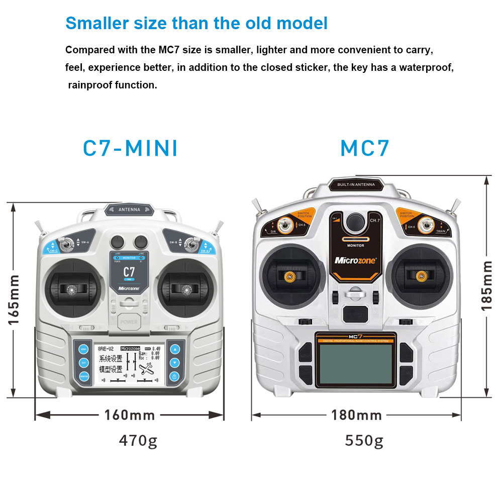 MicroZone MC7 Controller C7 MI - огляд і ціна Rc Helicopter Battery