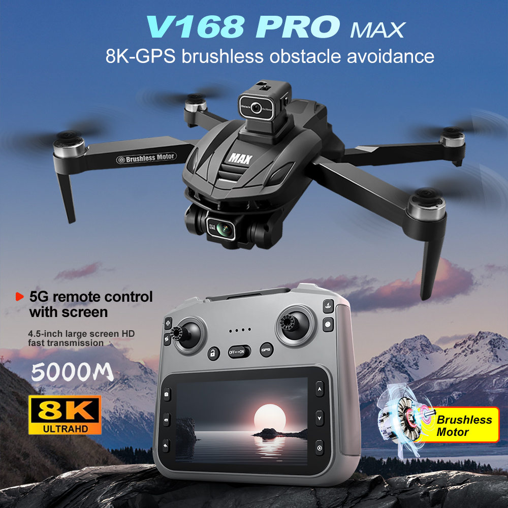 V168 PRO Max GPS Drone 8K Prof - огляд і ціна Rc Helicopter Charger