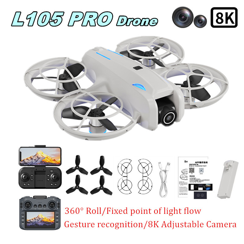 L105 PRO Drone Duel 8k Lens Fu - огляд і ціна Rc Helicopter Case